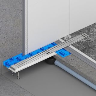 Душевой лоток Timo Drain System DS230109/00 90см с вставкой lines хром